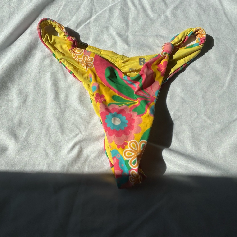 Colorful Floral Bikini Bottom